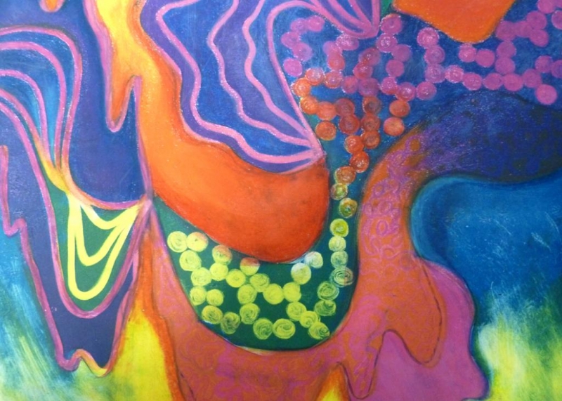 Grace Thompson- Fine Art- Grade B -Oil Pastel 1